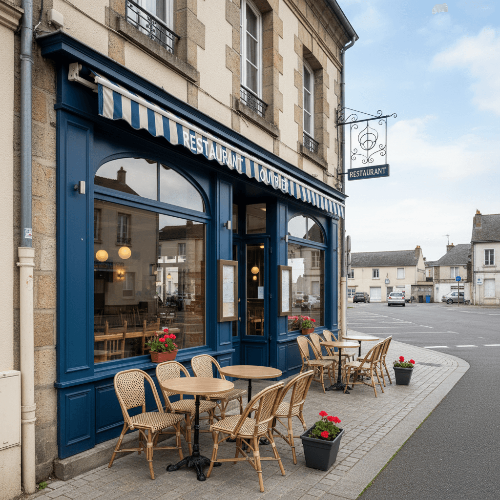 Restaurant à Rennes : terrasse - extraction