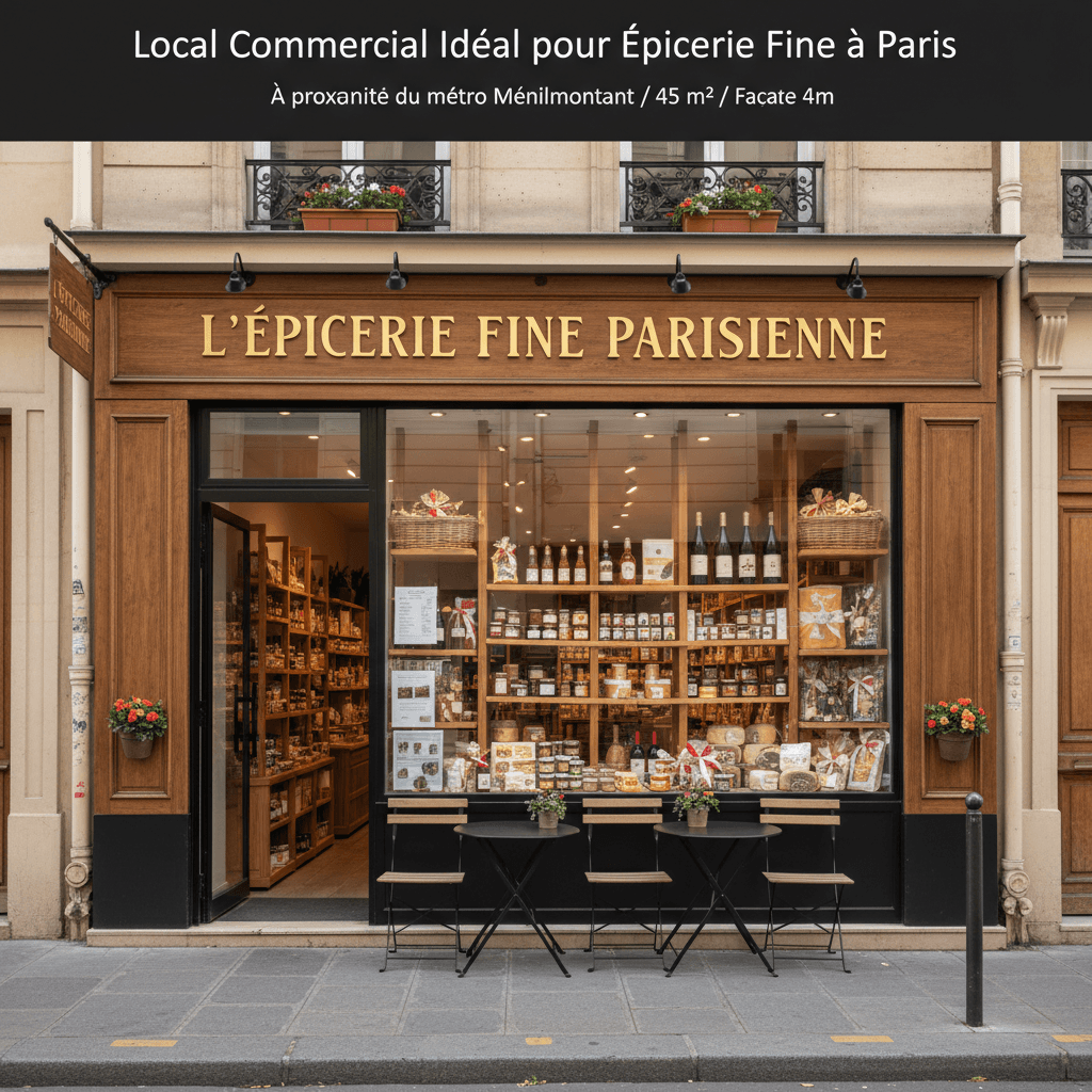 Local Commercial Idéal pour Épicerie Fine à Paris
