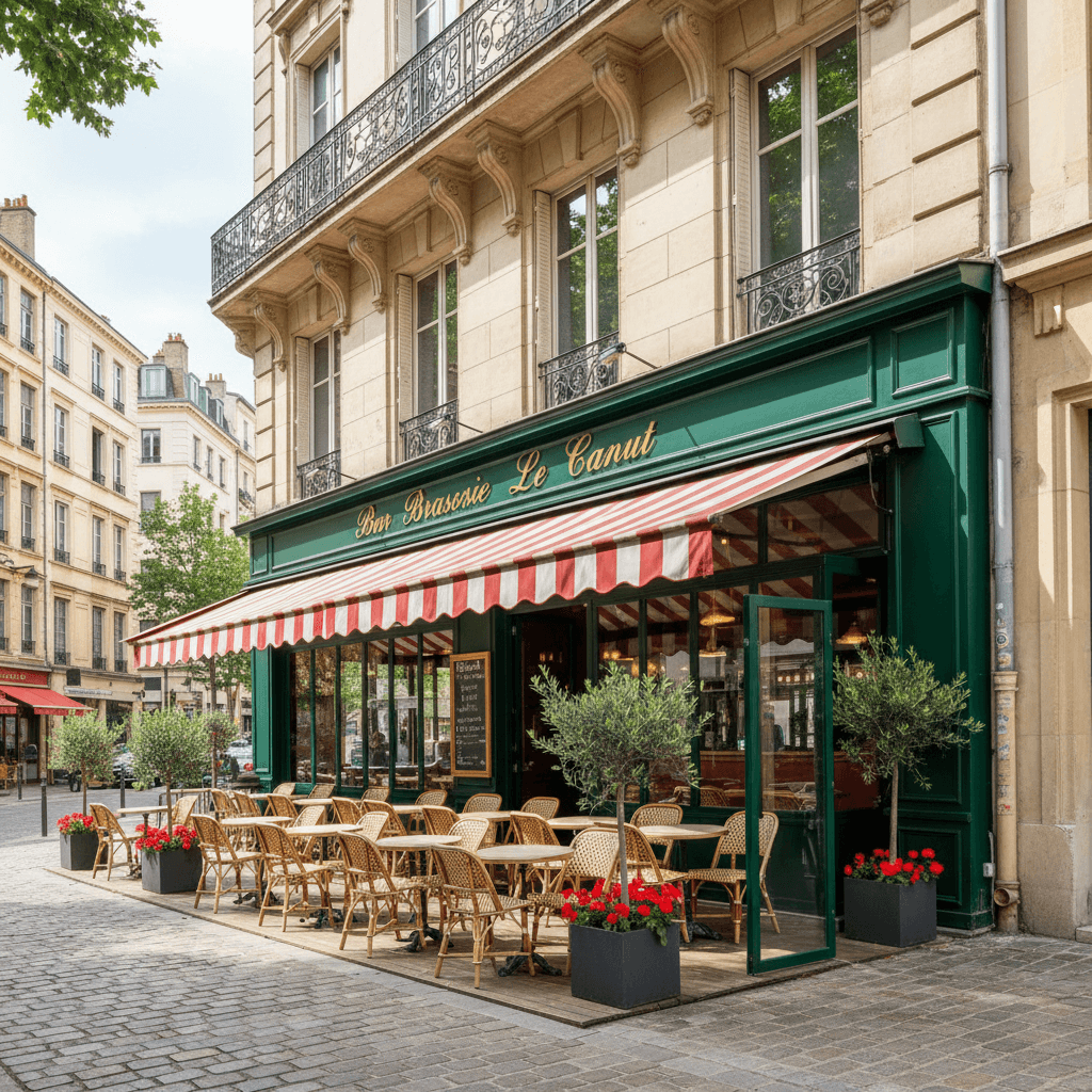 Bar-brasserie 150m² à Lyon : terrasse - licence IV