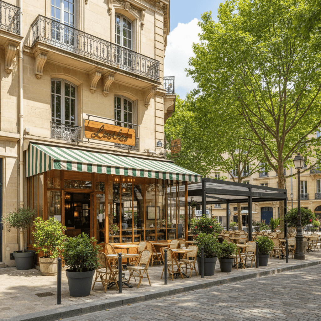 Restaurant 220m² à Bordeaux : terrasse - licence IV