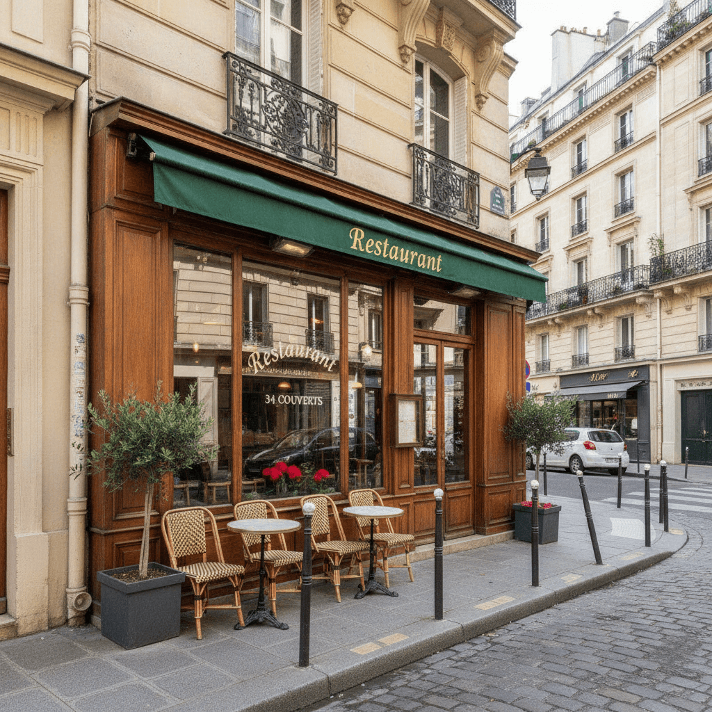 Restaurant 34 couverts à Paris : extraction