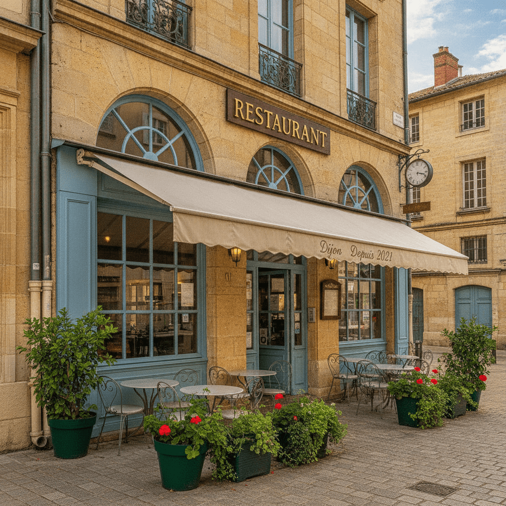 Restaurant 150m² à Dijon : terrasse - licence IV