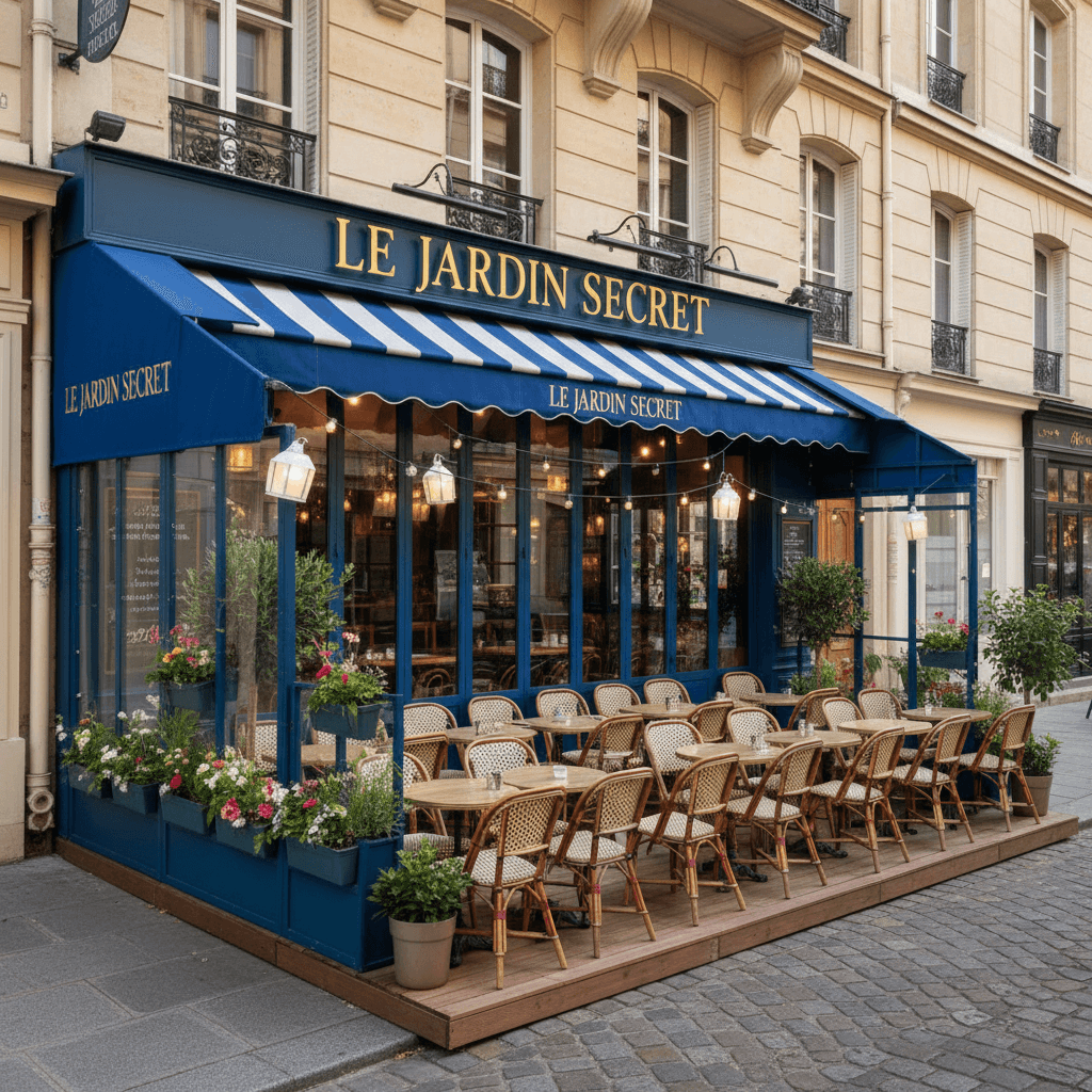 Charmant restaurant à Paris - 26 m² avec terrasse
