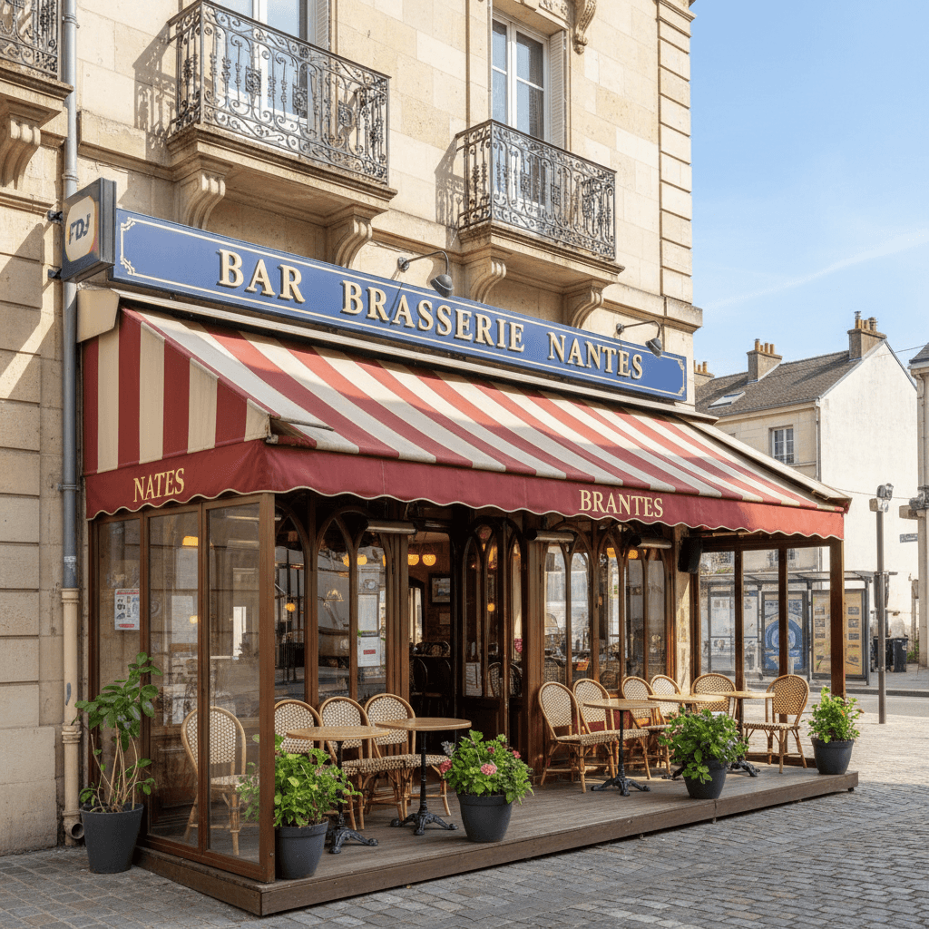 Bar-brasserie à Nantes : terrasse - licence IV