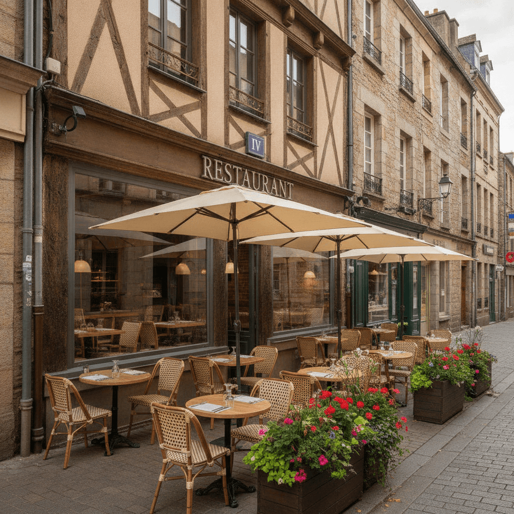 Restaurant à Rennes : terrasse - licence IV