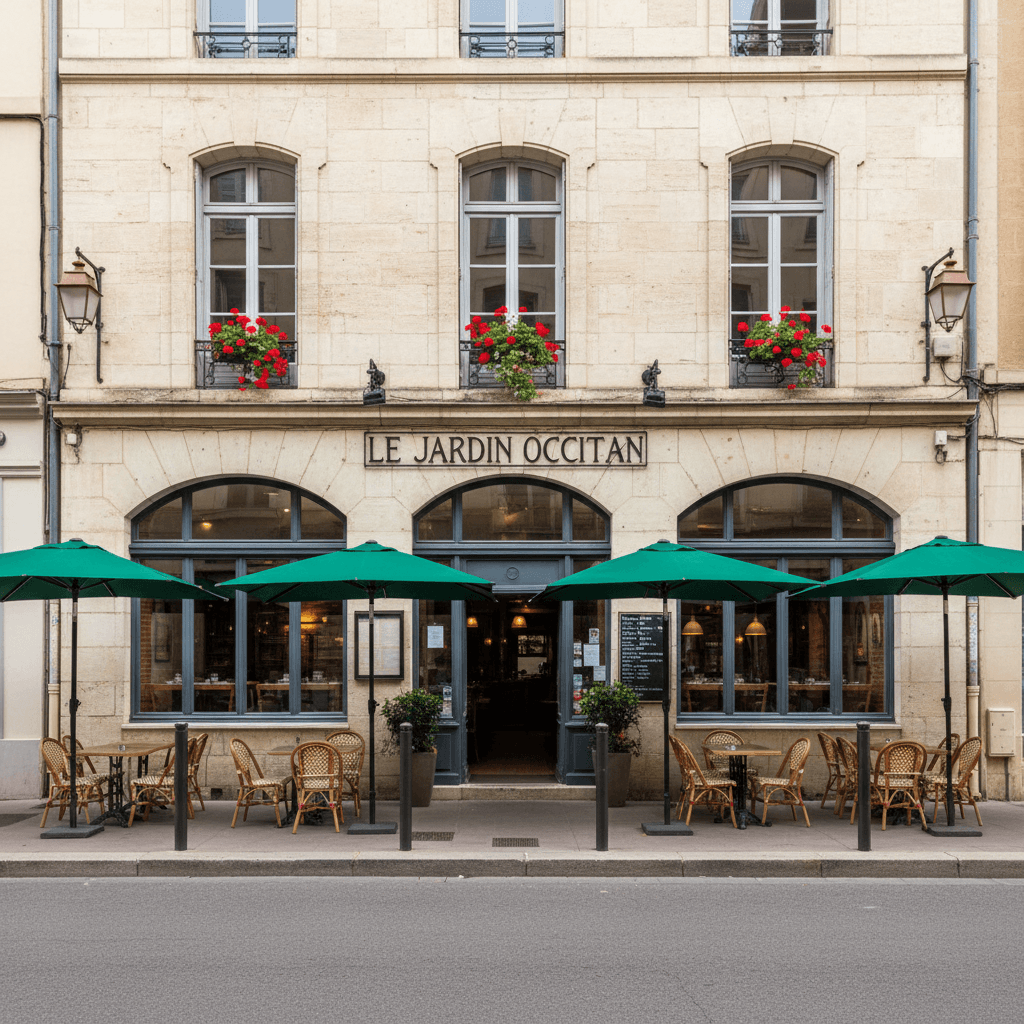 Restaurant 267m² à Montpellier : terrasse - licence IV