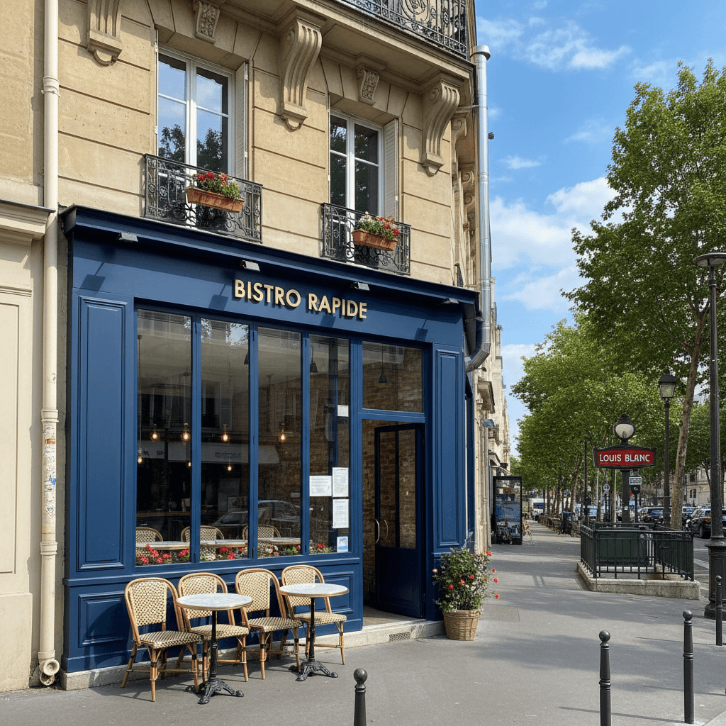 Local commercial de restauration à Paris