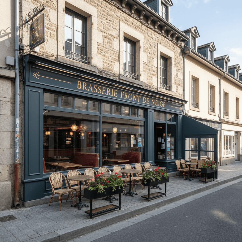 Bar-brasserie 300m² à Grenoble : terrasse - licence IV