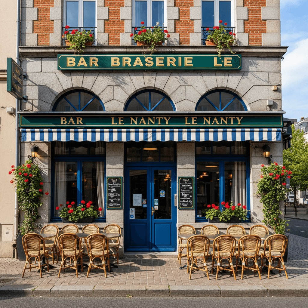 Bar-brasserie 550m² à Nantes : terrasse - licence IV