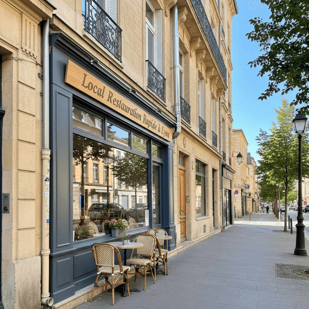 Local Restauration Rapide à Lyon - Emplacement Stratégique
