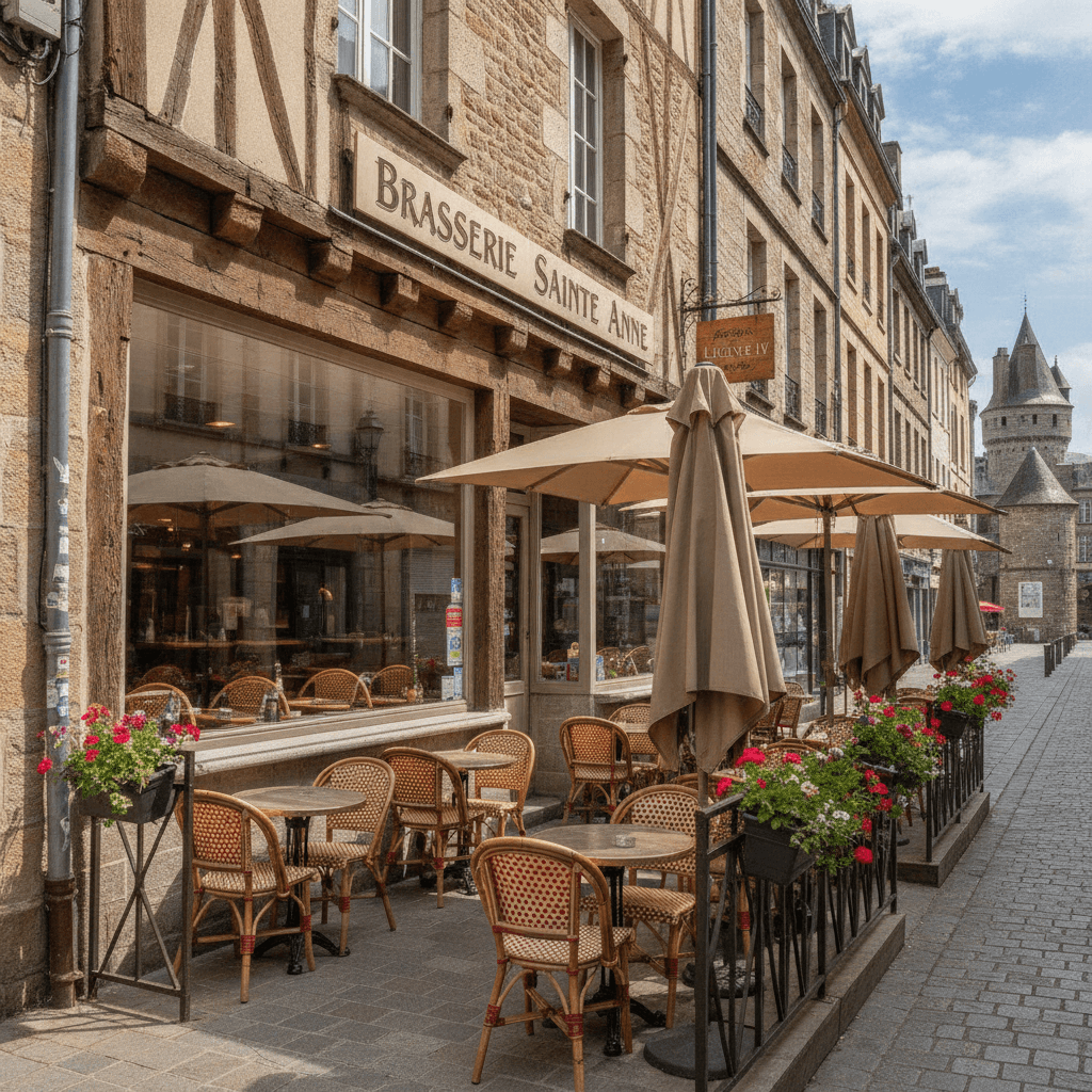 Restaurant à Rennes : terrasse - licence IV