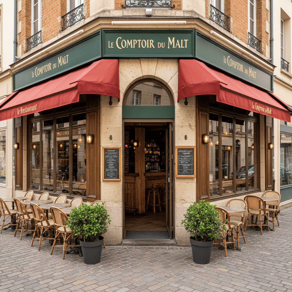 Restaurant à Rouen : terrasse - licence IV