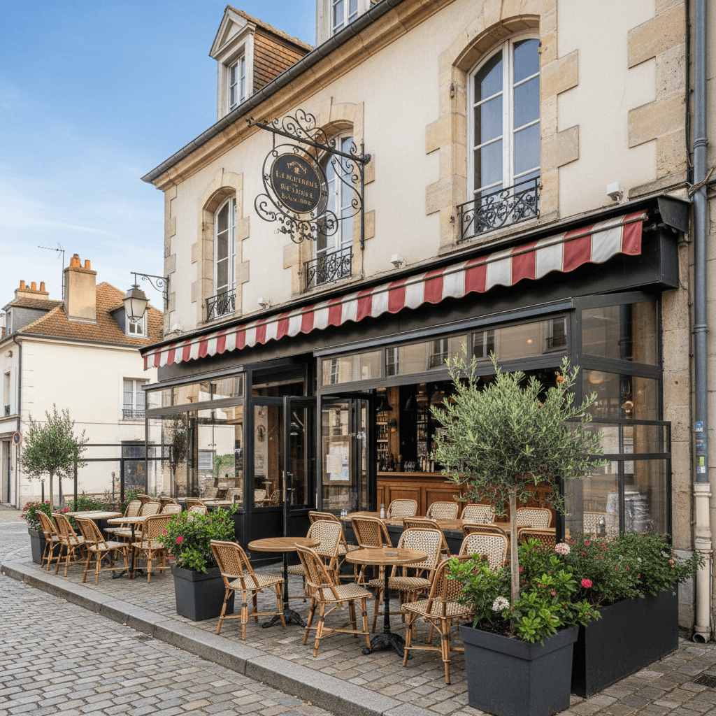 Restaurant 132m² à Clermont-Ferrand : terrasse - licence IV