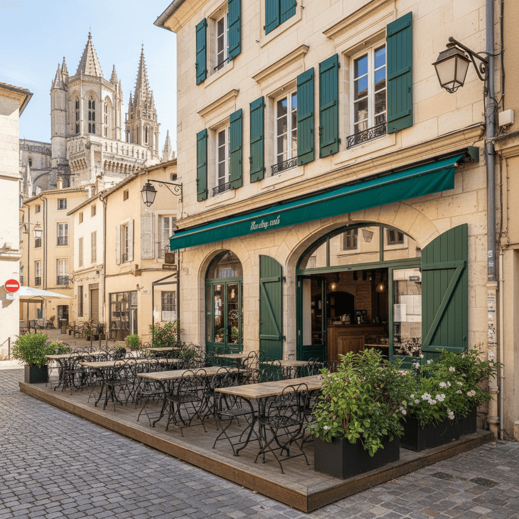 Restaurant à Montpellier : terrasse - licence IV