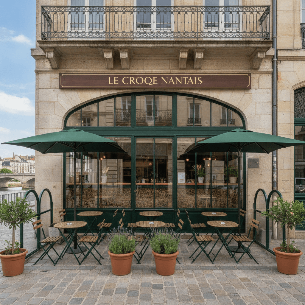 Fast-food 50m² à Nantes : terrasse