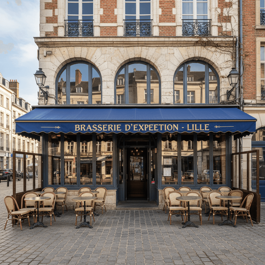 Bar-brasserie à Lille : terrasse - licence IV