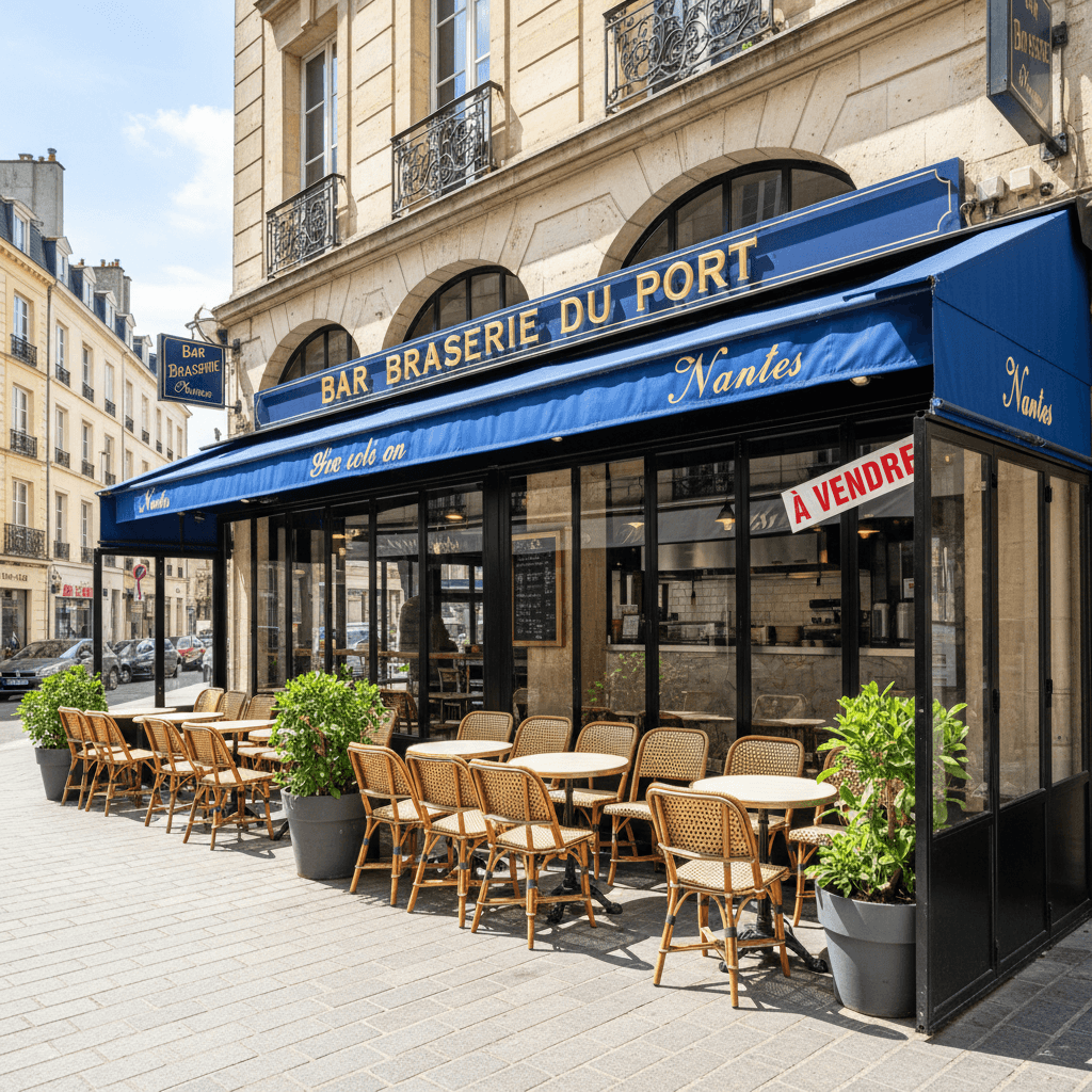 Bar-brasserie à Nantes : terrasse - licence IV