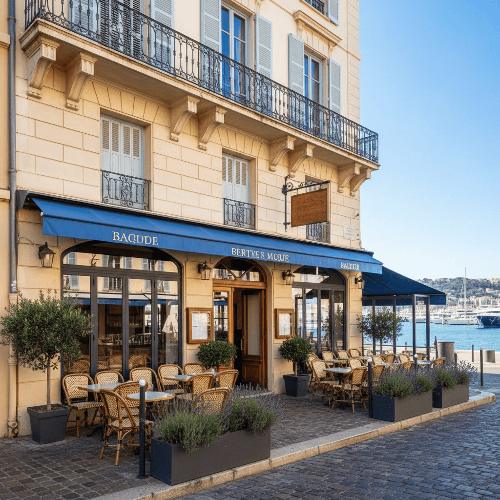 Restaurant 230m² à Nice : terrasse - extraction