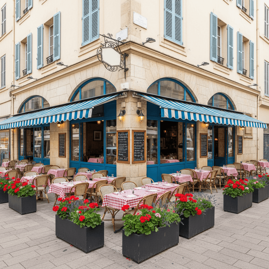 Restaurant 300m² à Marseille : terrasse - licence IV