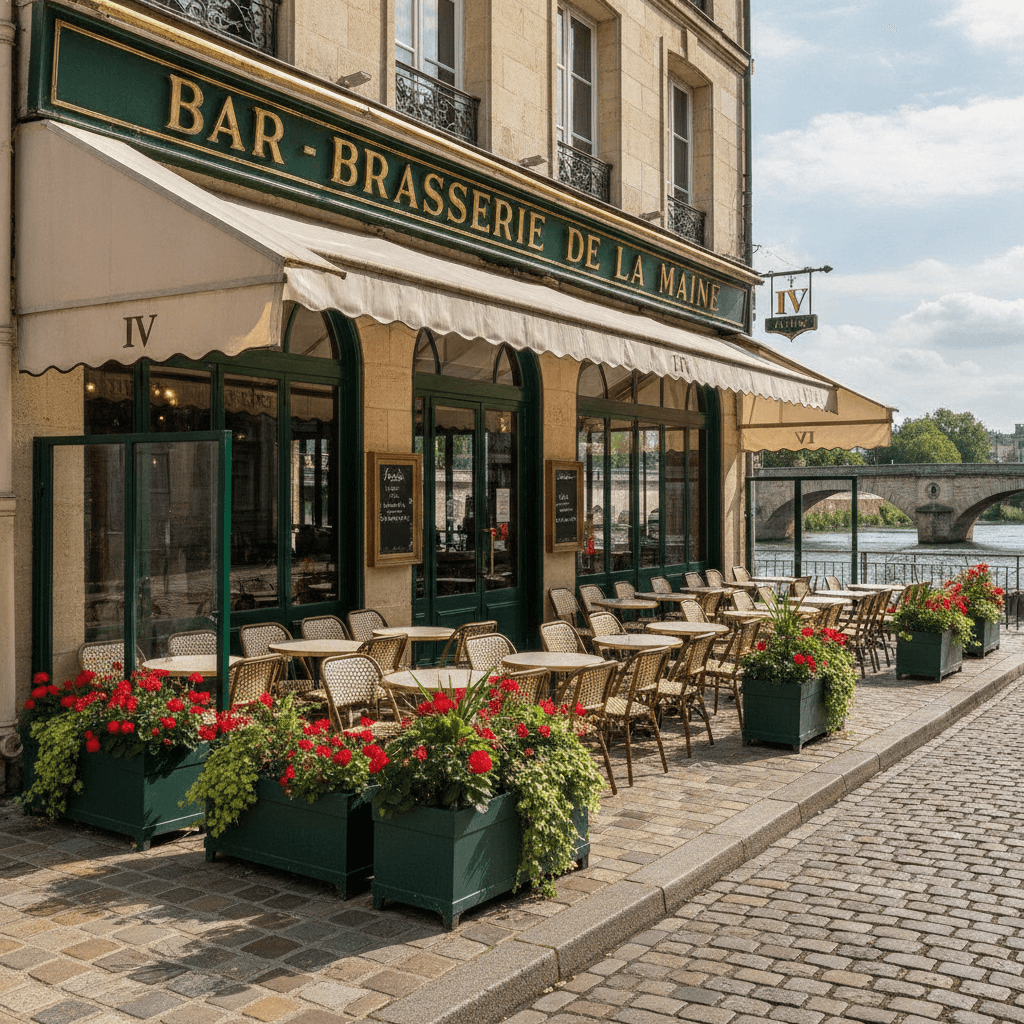 Bar-brasserie 520m² à Angers : terrasse - licence IV