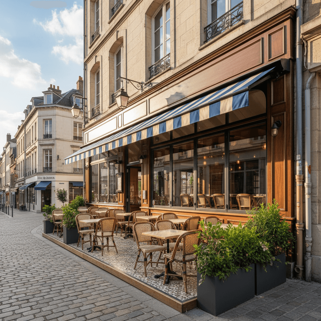 Restaurant à Lille : terrasse - licence IV