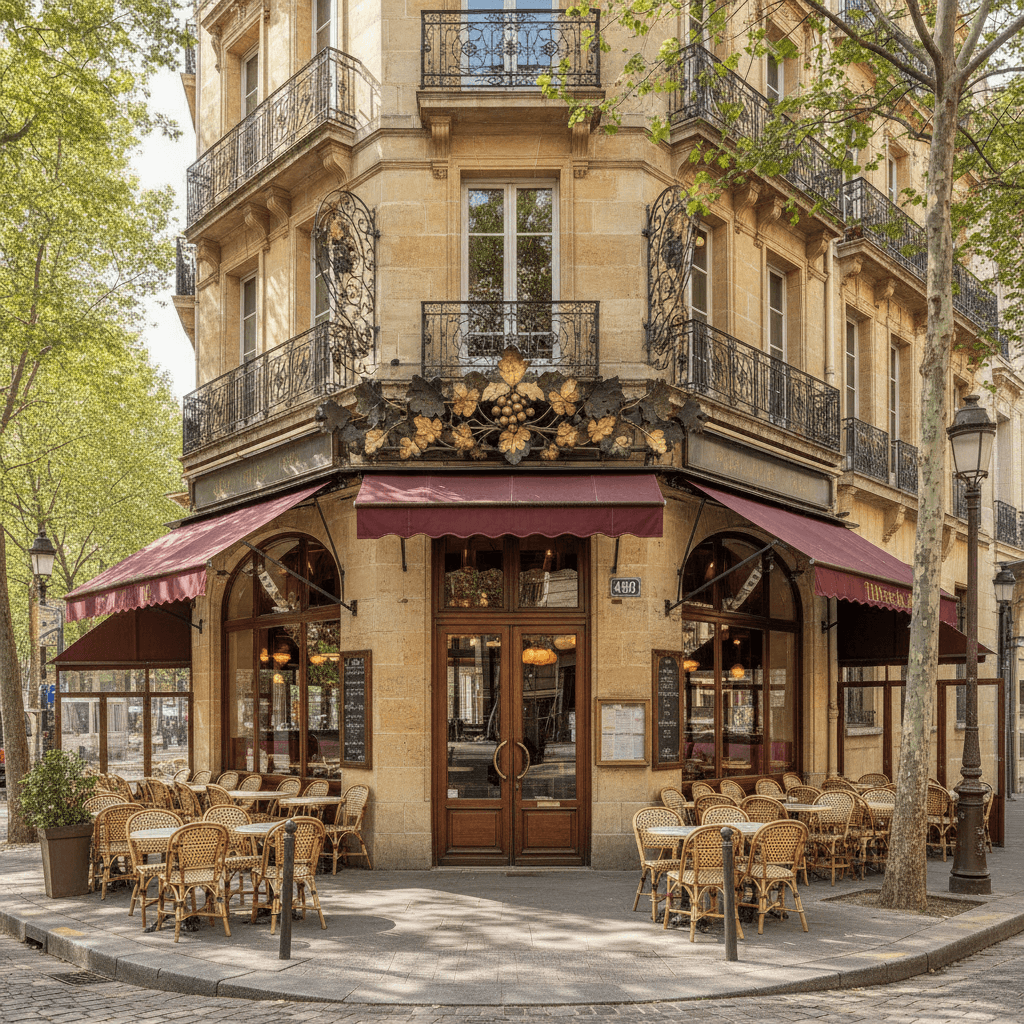 Bar-brasserie 480m² à Bordeaux : terrasse - licence IV
