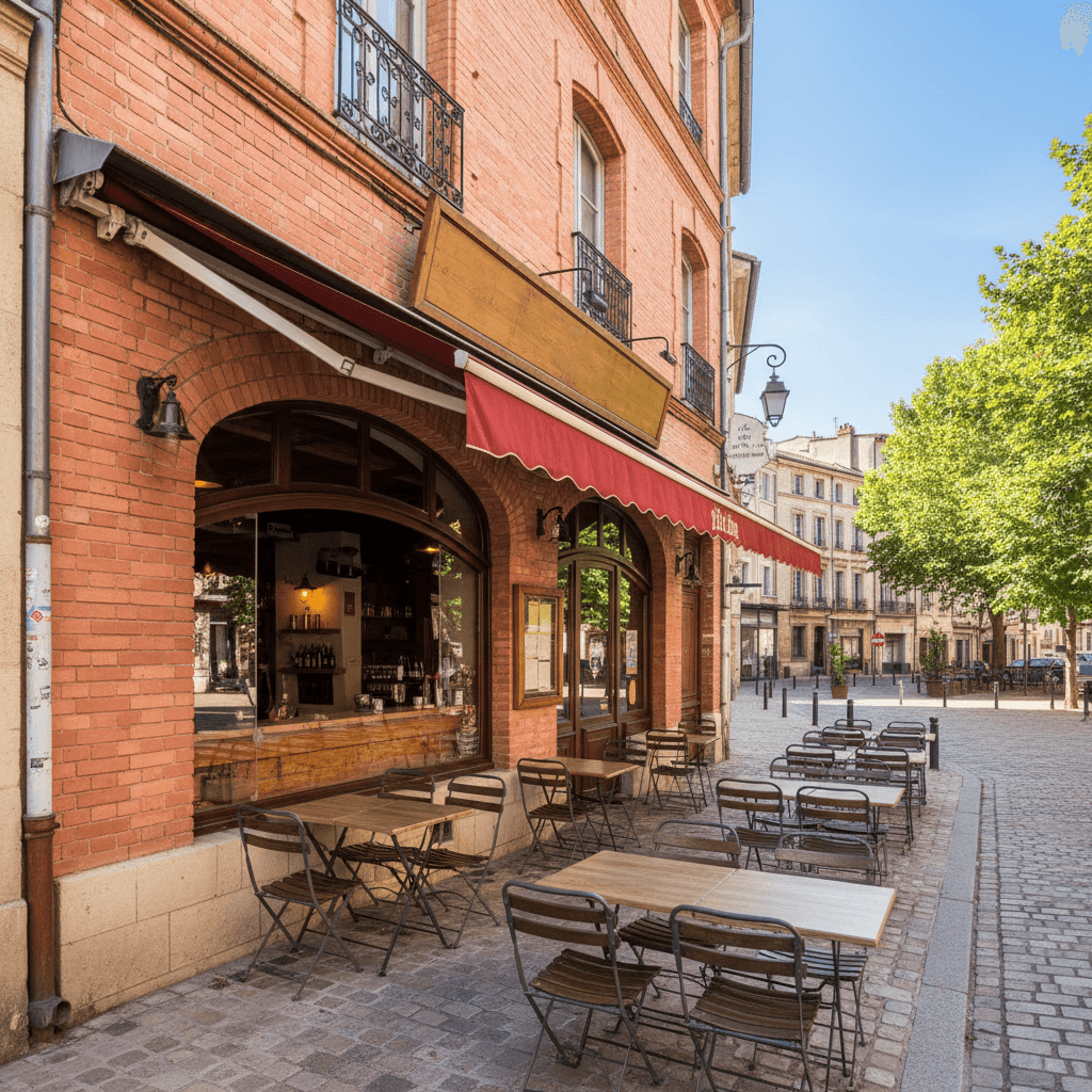 Restaurant 144m² à Toulouse : terrasse - licence IV