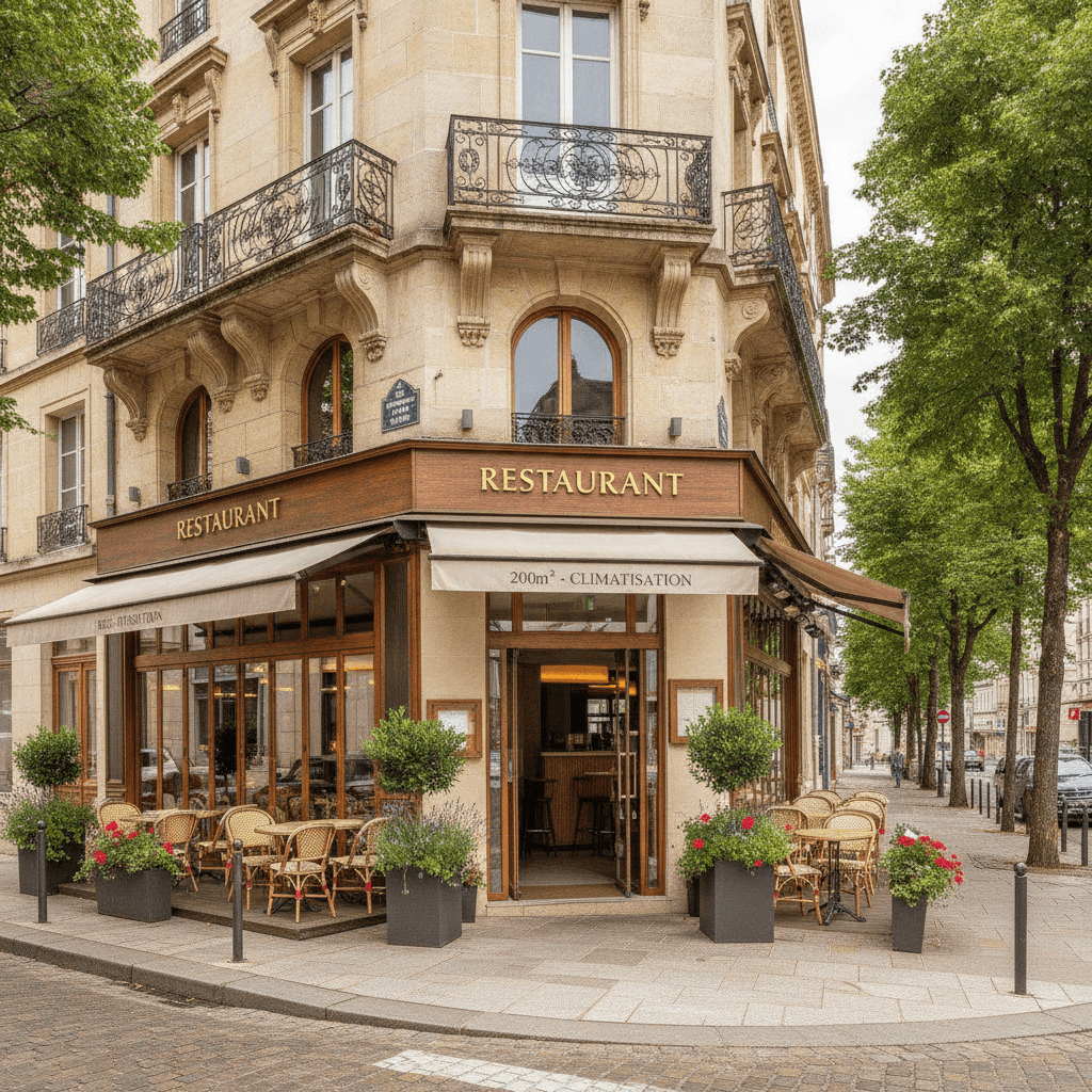 Restaurant 200m² à Angers : climatisation