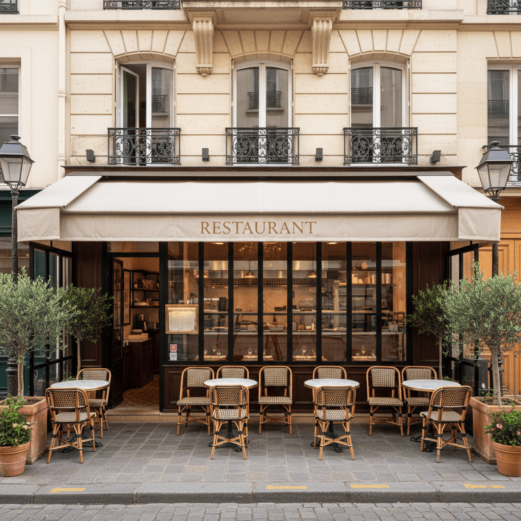 Restaurant avec Terrasse dans le Haut Marais