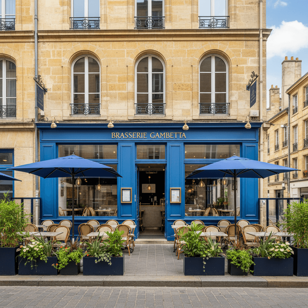 Restaurant 102m² à Bordeaux : terrasse