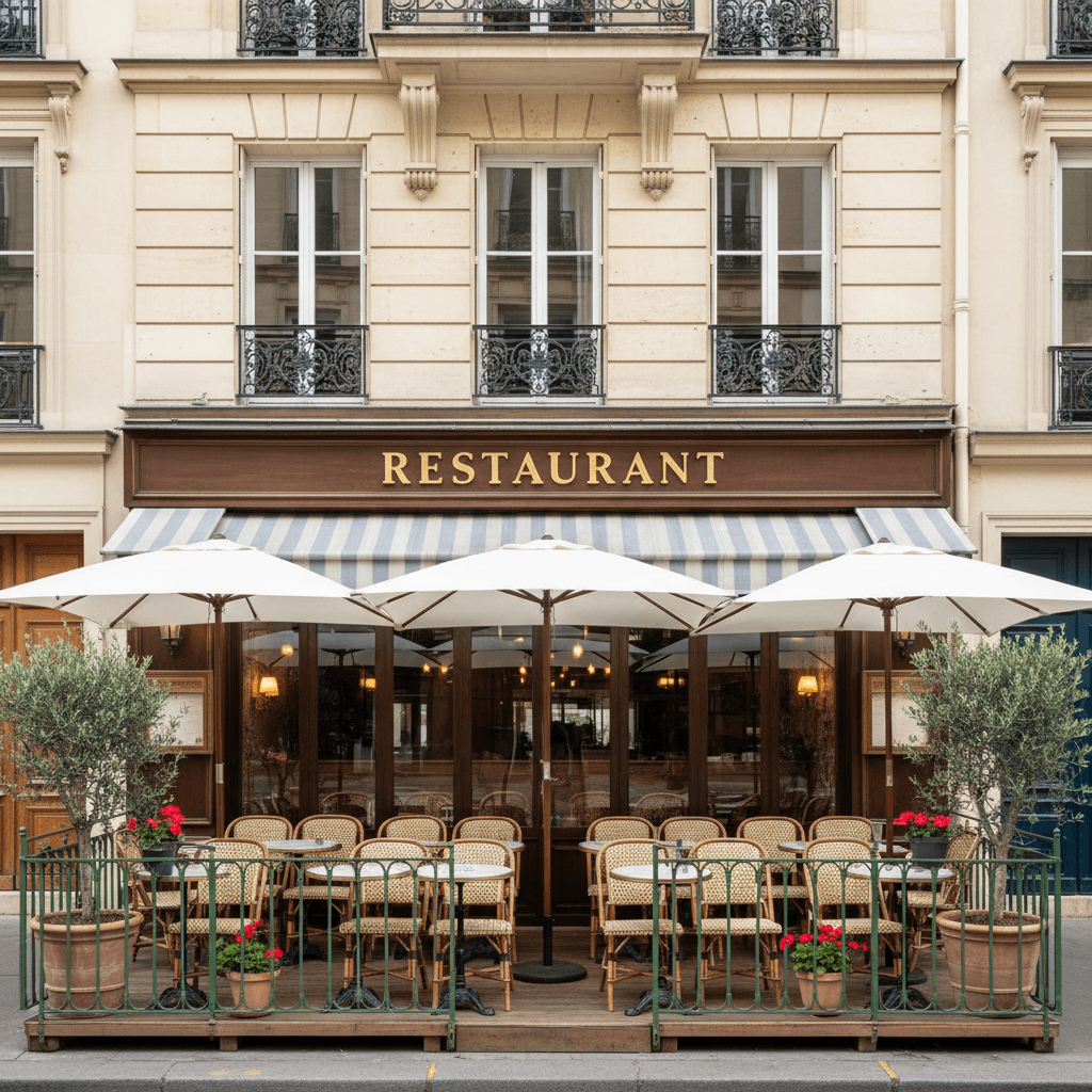 Restaurant à Paris 9ᵉ avec terrasse et équipements complets en liquidation judiciaire