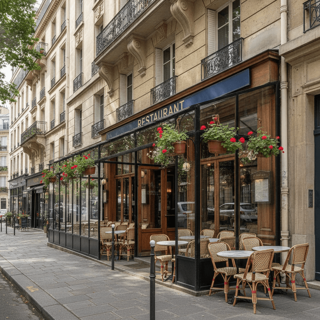 Restaurant 22 couverts à Paris : extraction
