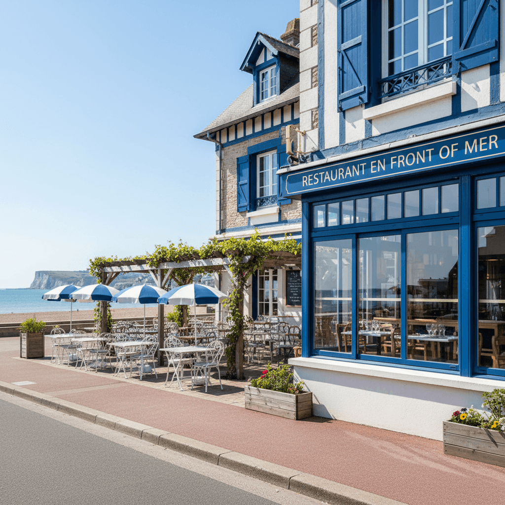 Restaurant 140m² à Le Havre : terrasse - extraction