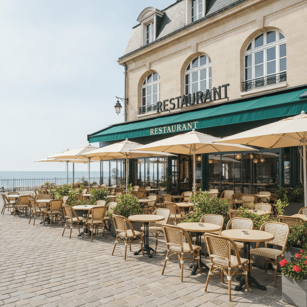 Restaurant 200m² à Le Havre : terrasse - licence IV