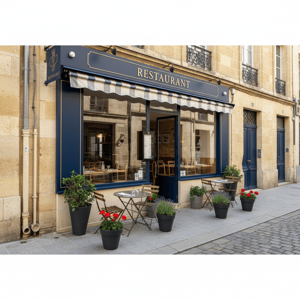 Restaurant 95m² à Bordeaux : extraction - cuisine équipée