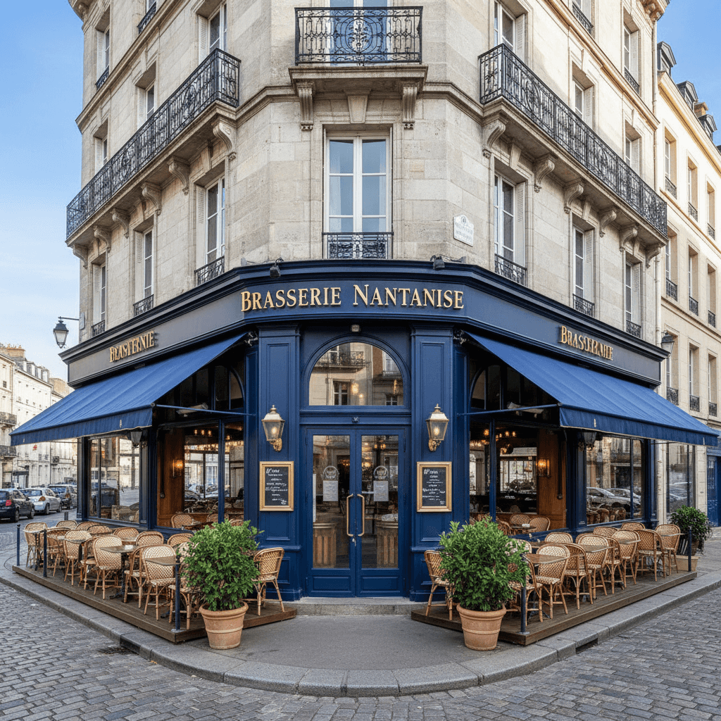 Bar-brasserie 400m² à Nantes : terrasse - licence IV