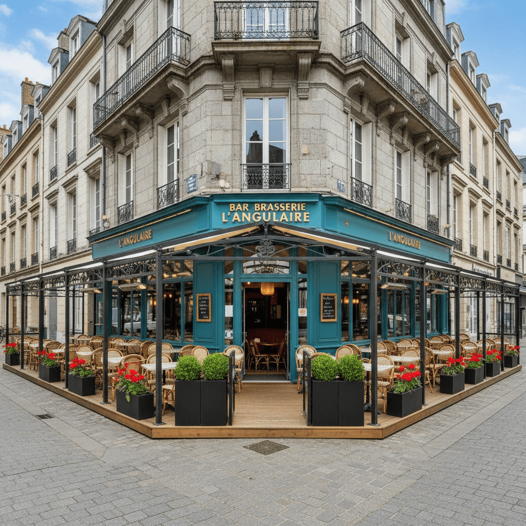 Bar-brasserie à Nantes : terrasse - licence IV