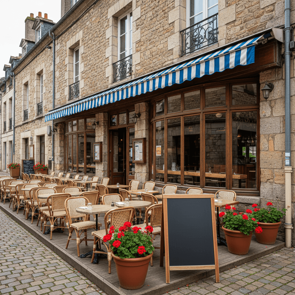 Restaurant 60m² à Nantes : terrasse - licence IV