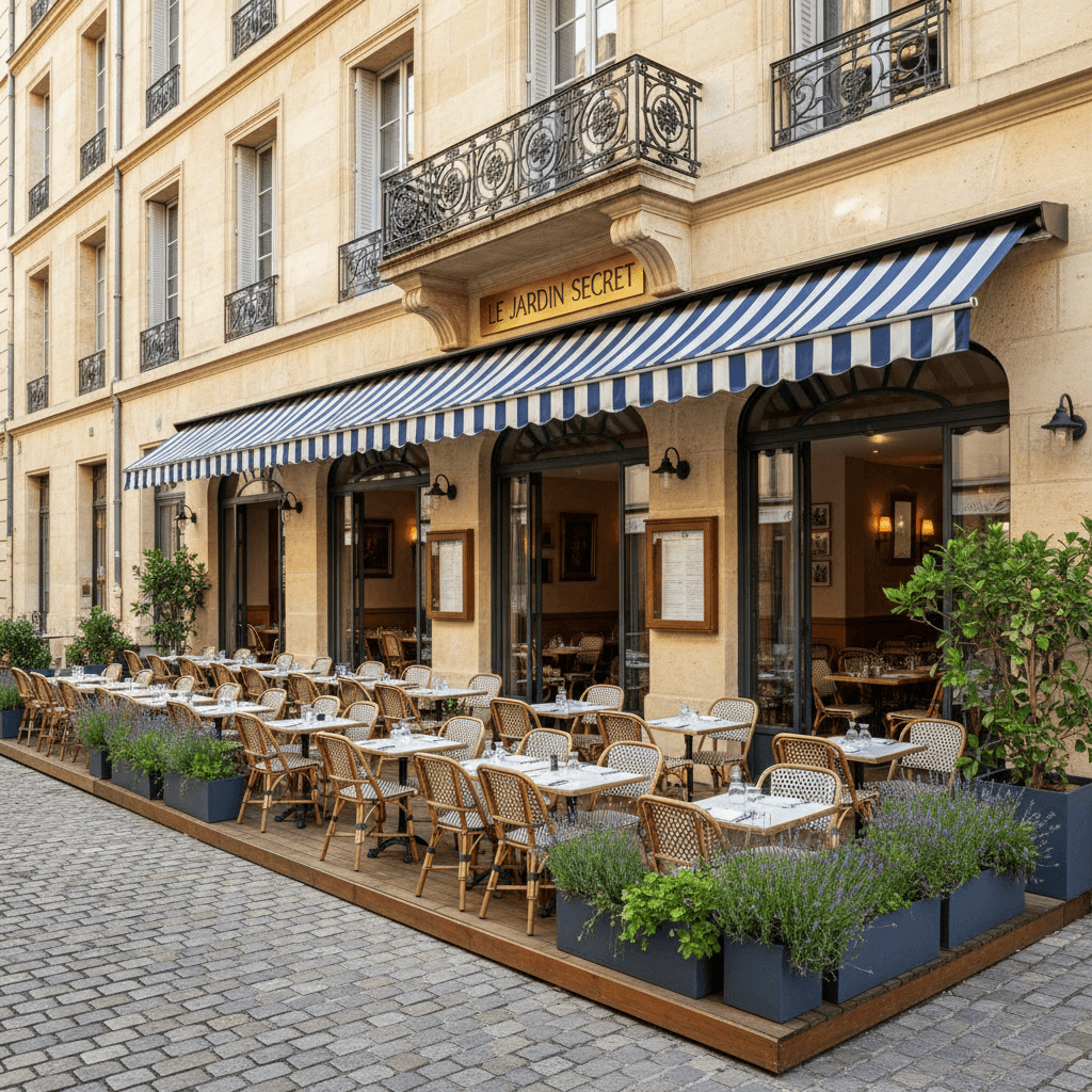 Restaurant 70m² à Montpellier : terrasse - licence IV