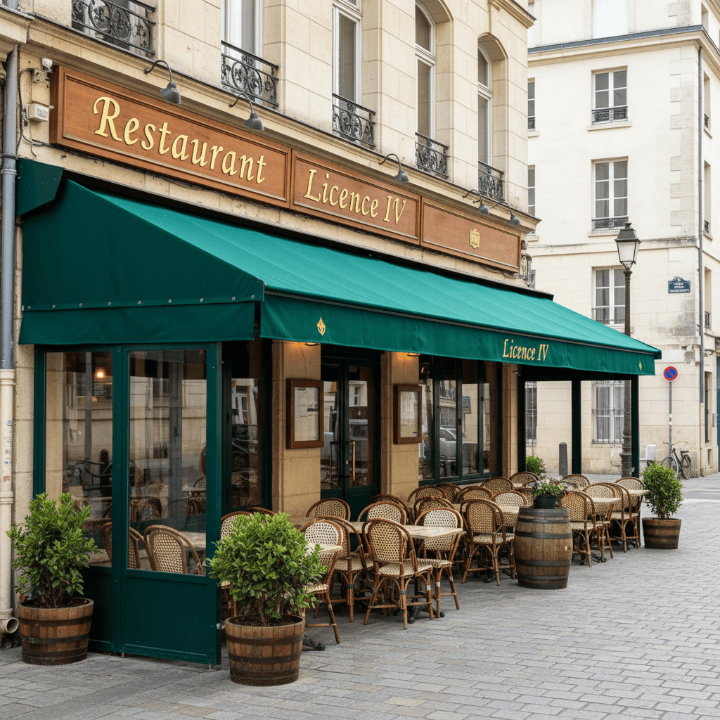 Restaurant 40m² à Nantes : terrasse - licence IV
