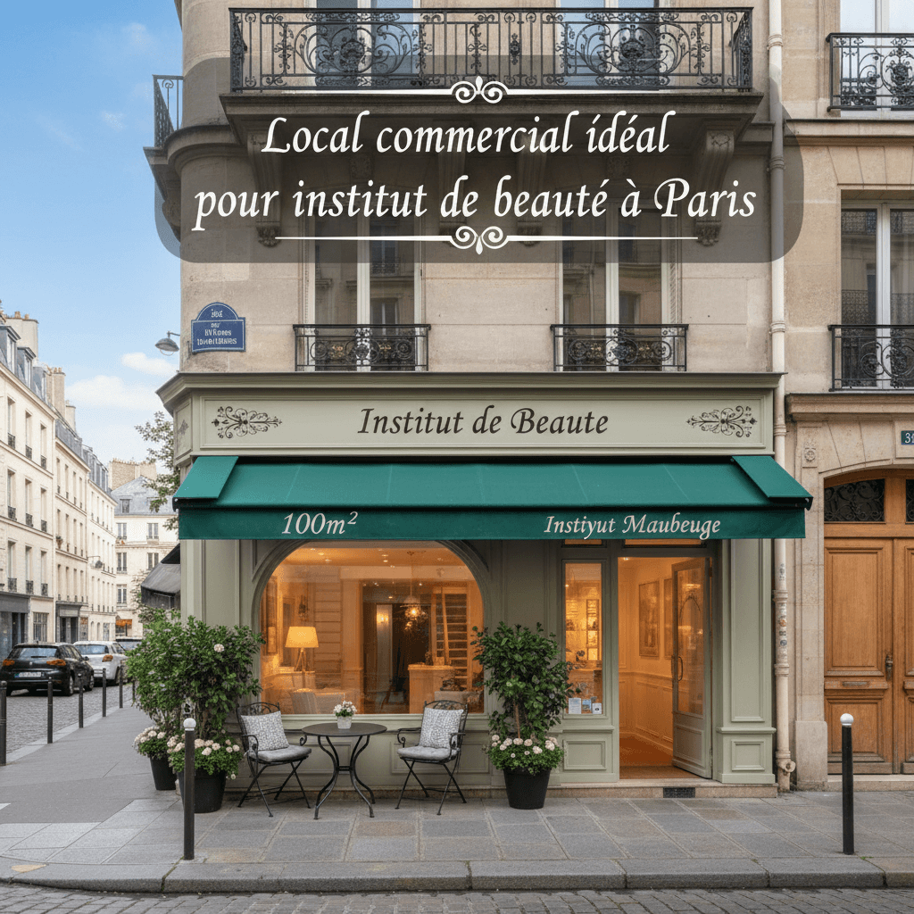 Local commercial idéal pour institut de beauté à Paris