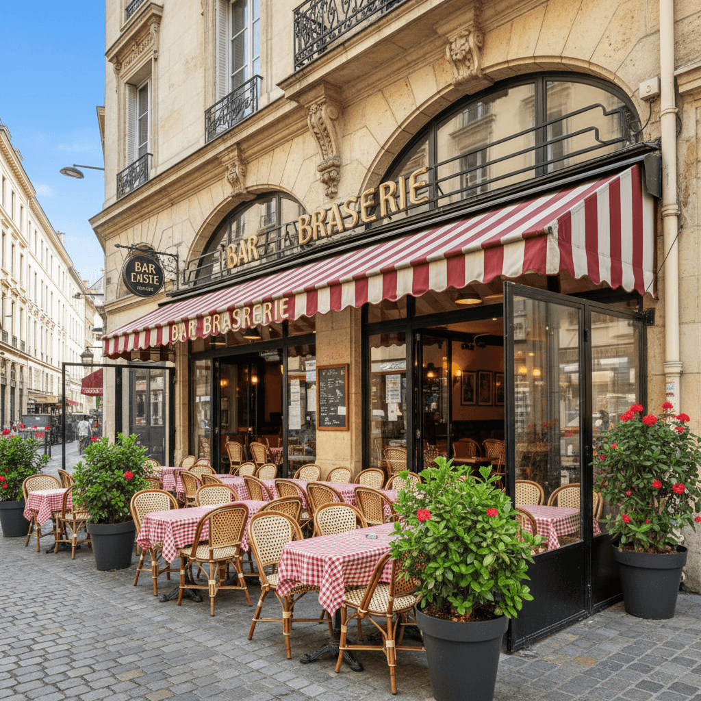 Bar-brasserie à Lyon : terrasse - licence IV