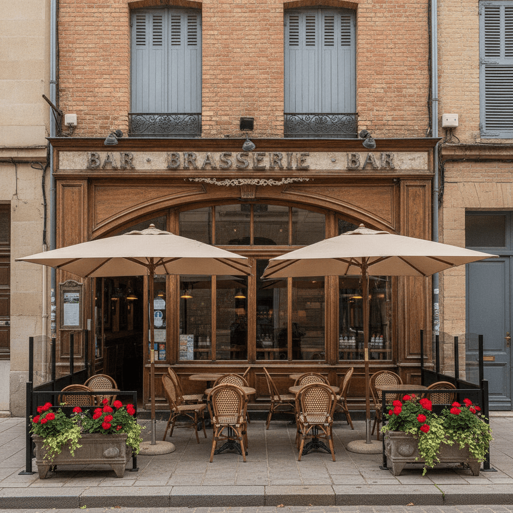 Bar-brasserie 65m² à Toulouse : licence IV - climatisation