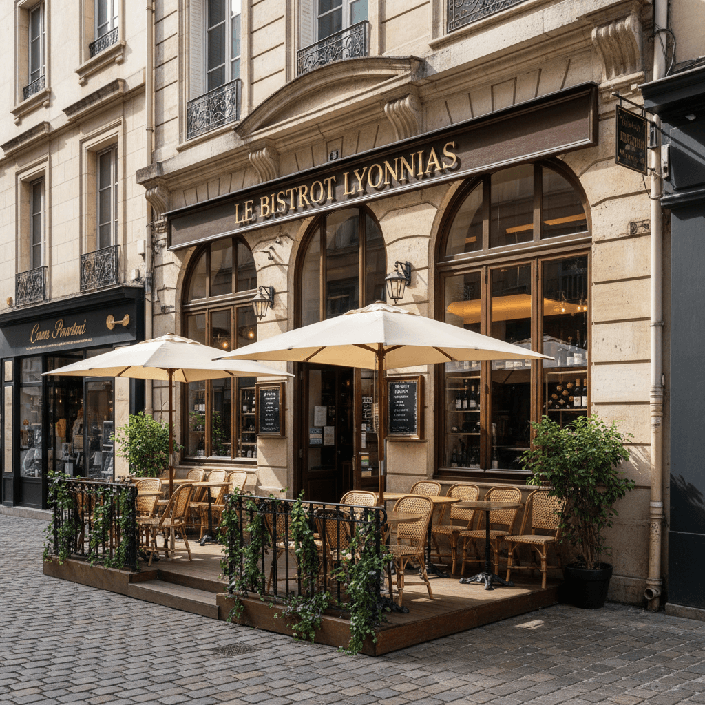 Restaurant 100m² à Lyon : terrasse - licence IV
