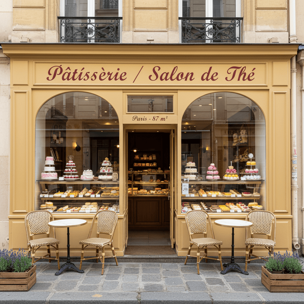 Pâtisserie/Salon de thé à Paris - 87 m²