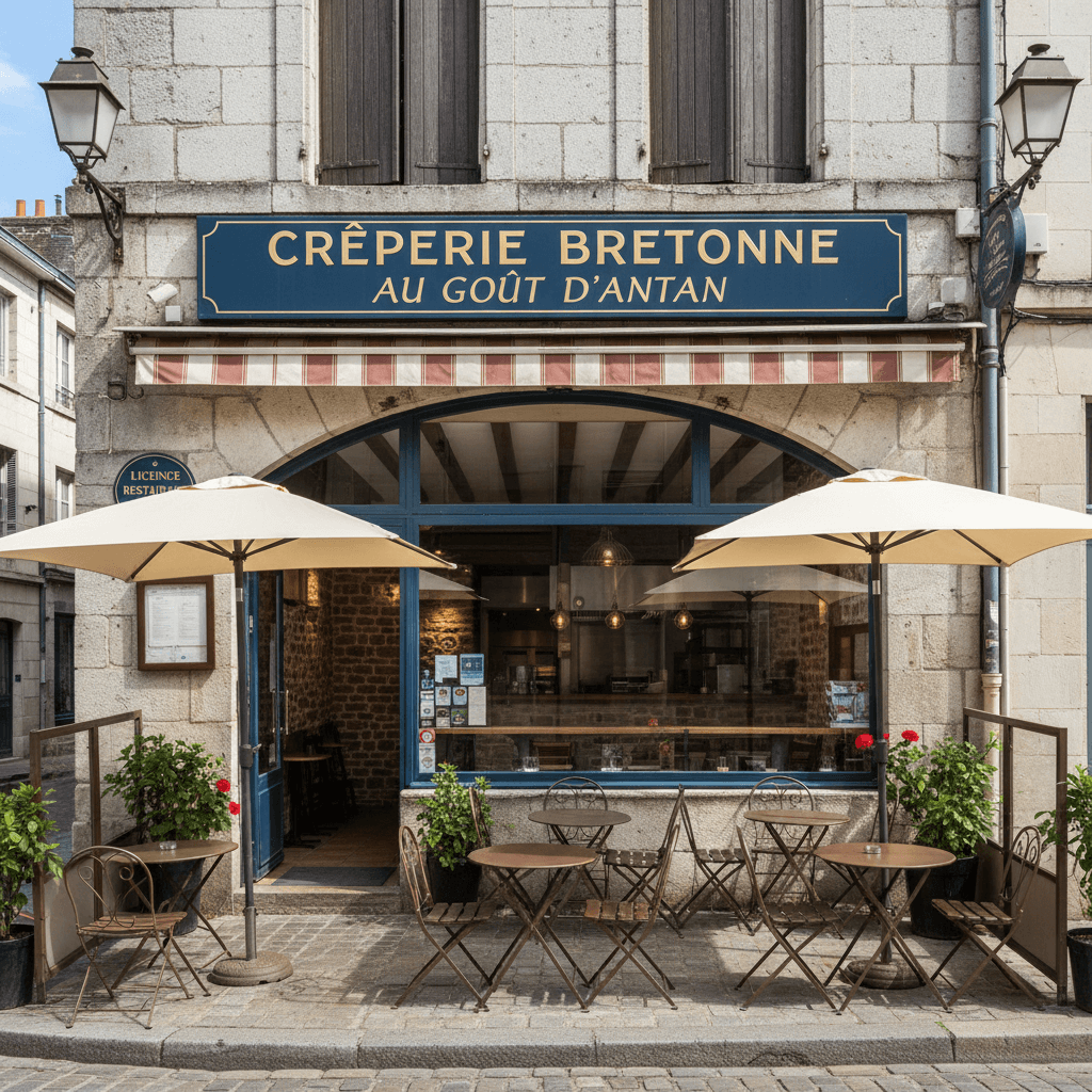 Restaurant 64m² à Nantes : terrasse - licence IV
