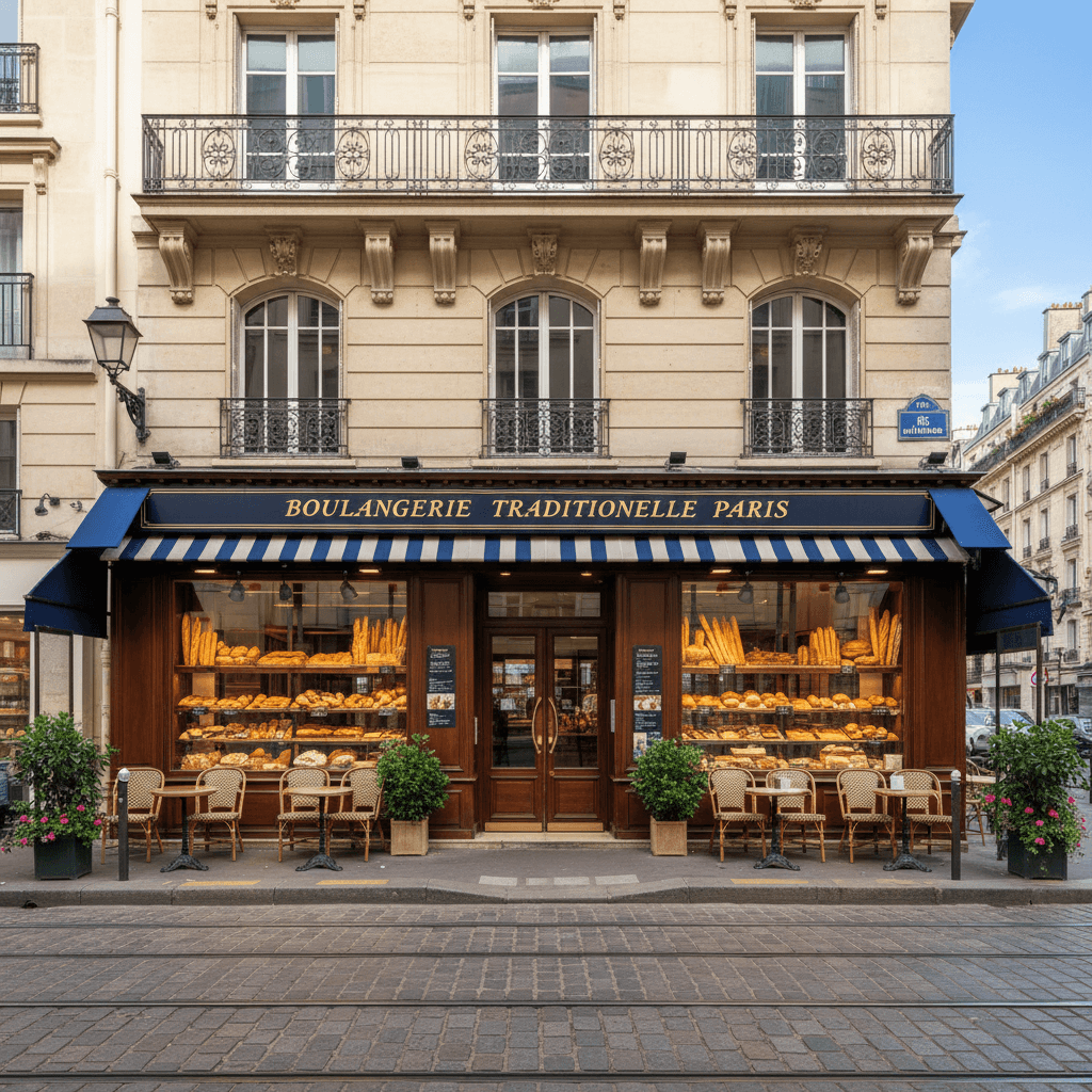 Boulangerie spacieuse à Paris - 207 m² avec terrasse