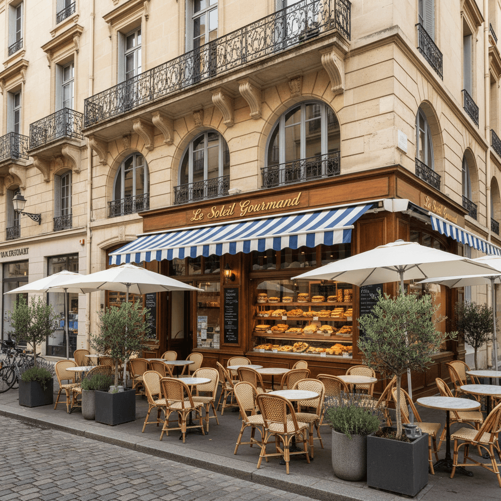 Snack 150m² à Montpellier : terrasse