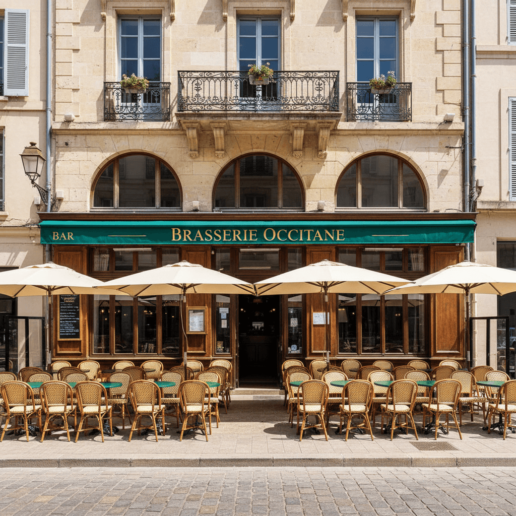 Bar-brasserie à Montpellier : terrasse - licence IV