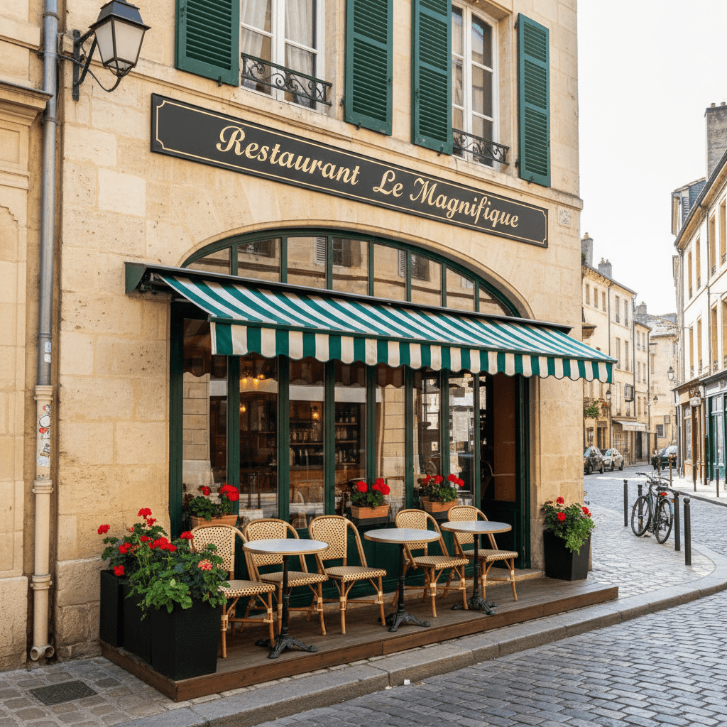 Restaurant 350m² à Bordeaux : terrasse - licence IV